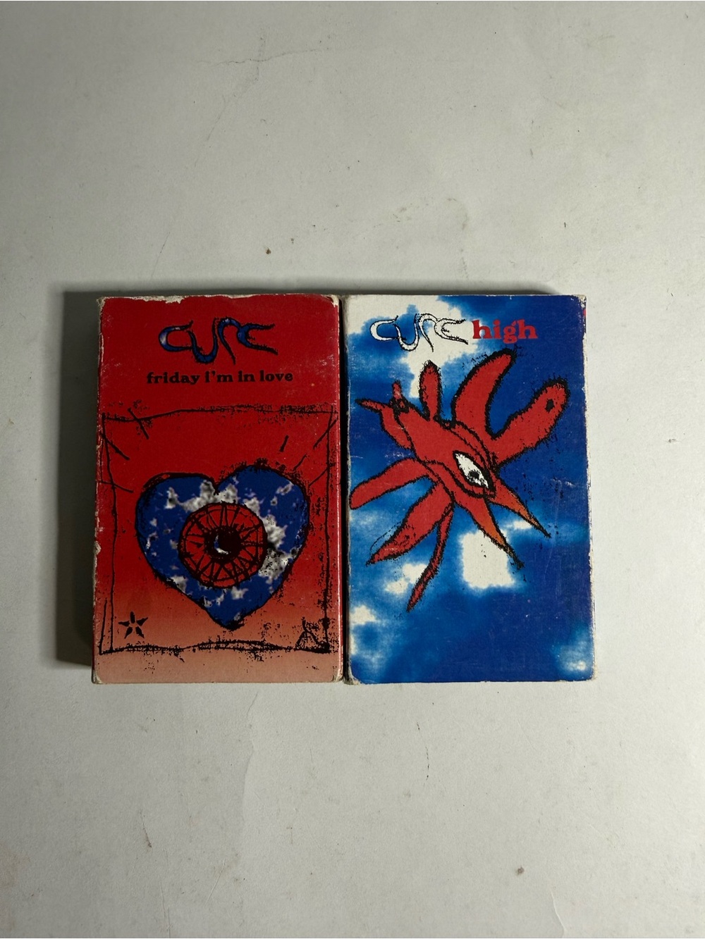 The Cure 'Friday I'm in Love' & 'High' Cassette Singles